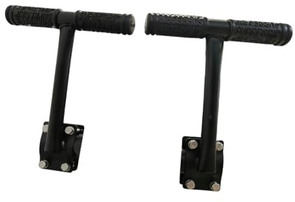 perfeclan 2 extensiones de manillar para bicicleta estática de interior, reemplazo directo de barra elevadora, fácil instalación, color negro.