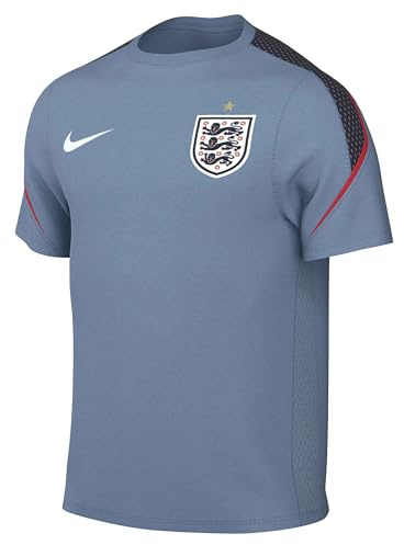England Strike Nike Football Dri-Fit kortärmad tröja för män, arbetsbyxor blå/obsidian/vit, IB4971-486, M