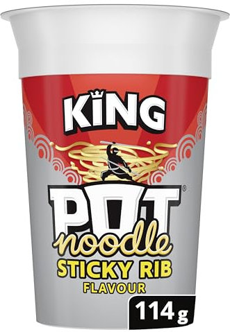 Pot Noodle King Sticky Rib, 114g