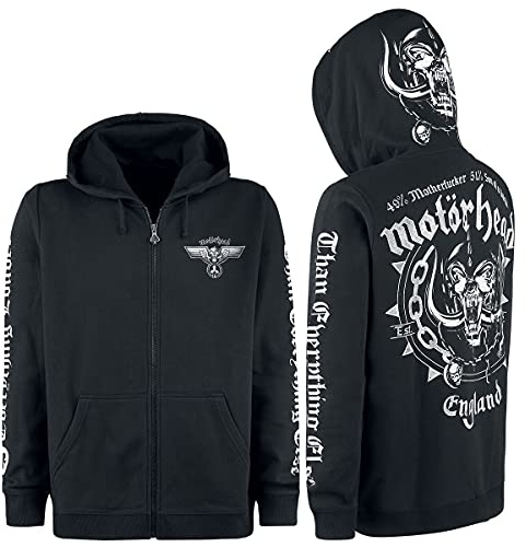 Motörhead England Männer Kapuzenjacke schwarz L 70% Baumwolle, 30% Polyester Band-Merch, Bands
