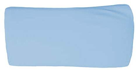 Bellana Nackenstützkissen Gesundheitskissen Kissenbezug de Luxe S/M 60-65 x 30-35 x 7-10 cm in Mittelblau