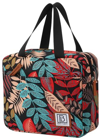 Brisby Kühltasche klein - 4L, Lunchtasche, Vierschicht isolierte Kühltasche mit Kühlelemente, vielseitige Lunchbag, für damen, in Farbe Dschungel