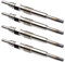 KASturbo - Set di 4 candelette per Clio 3, Kangoo, Laguna, Scenic, Trafic, Master, Kangoo, Laguna, Espac