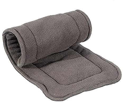 Saugfähige Windeleinlage für Erwachsene, Mikrofasereinlagen, 2 Größen, Waschbar, 5 Lagen, Anthrazitfarbene Stoffwindeleinlage für Empfindliche Blasen (M)