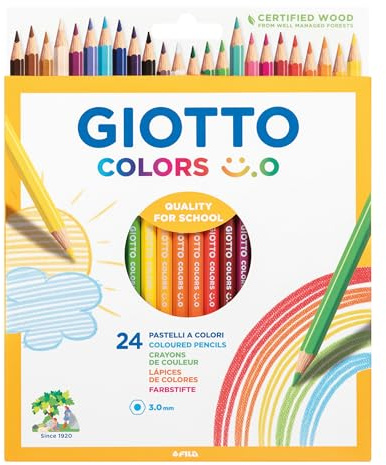 Pastelli colorati Giotto Colors Smile - 24 pezzi