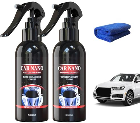 2PCS Car Scratch Removal Spray,Nano Car Spray,Car Nano Paint Coating Agent,New Car Polish Body Scratch Remover,Fast Repair Scratches Repairing Polish Spray.