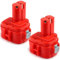 Moticett 2 Stück 12V 3.6Ah NI-MH Akkus für Makita 12V Akku 3600Mah Ersatzakkus für PA12 1220 1222 1233 1234 1235 1235B 1235F Ersatzakkus für Makita Akku Elektrowerkzeuge