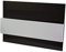 Delux Petit distributeur encastrable moderne 8, 12 et 24 modules Boîte de distribution pour montage mural 1 rangée et 2 rangées IP4x (8 modules en verre noir)