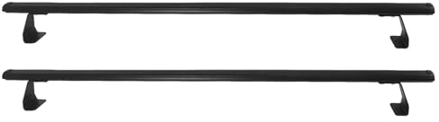 OMAC Dachträger Gepäckträger Relingträger kompatibel mit FIAT Doblo 2010-2021 Alu Schwarz 2X
