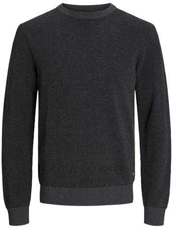 JACK & JONES Male Strickpullover Einfarbig Strickpullover