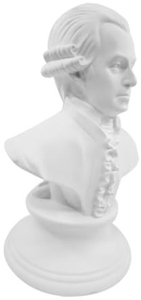 FUNOMOCYA Kunstharzfigur Mozart-kopfbüste Gipsbüste Griechische Figur Dekoration Europäischer Stil Skulptur