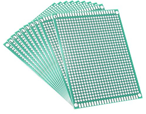 Sourcingmap - Placa de circuito impreso universal de doble cara (7 x 9 cm, 10 unidades)