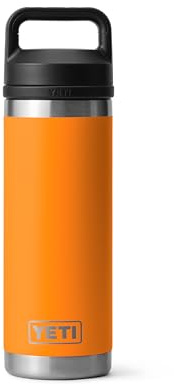 YETI Rambler 18 oz Bottle, Vacuum Insulated, Stainless Steel with Chug Cap, King Crab