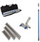Kubala Profi-Flex Flächenspachtel-Set - 5-tlg. mit Werkzeugkoffer - Edelstahlblatt & PVC-Gegenblatt - Trockenbauwerkzeug