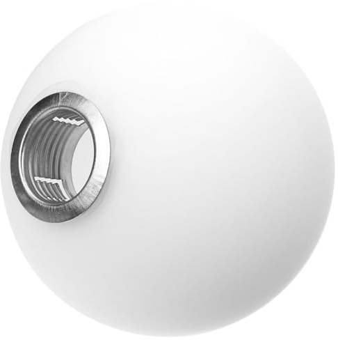 OSALADI G9 Glass Globe Lampshade Replacement Frosted White Spherical Lamp Shade 4 Inch for Chandelier Wall and Ceiling Light Fixtures