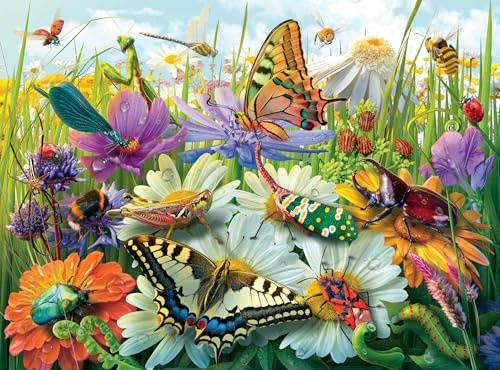 Ravensburger barnpussel - 12004049 Undervärld av insekter - insektspussel för barn från 6 år och uppåt, med 100 bitar i XXL-format