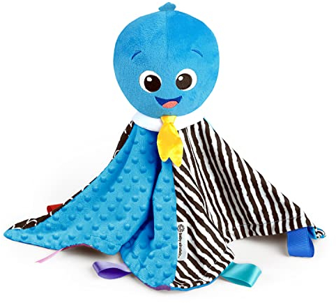 Baby Einstein 12101 Opus's Look Sea Listen, Musikspielzeug und Plüsch-Krake spielt 10 Melodien, multisensorisch, mit unterschiedlichen Strukturen, fördert den Tastsinn, Mehrfarbig, 90 g