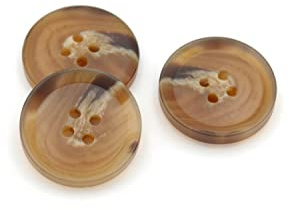 Resin Button 20PCS 4Holes Sewing Craft Round Shape for Clothes Blazer Blouse