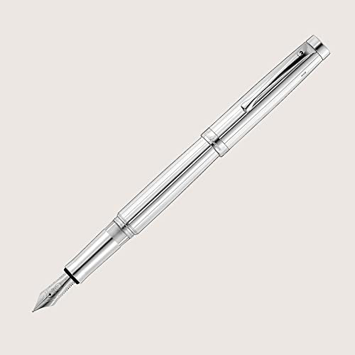 WaldMann Manager Kolbenfüllfederhalter mit Edelstahlfeder EF Linien-Design Federstärke auswählen Extra Fein (EF)