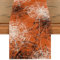 Artoid Mode Orange Spinnennetz Halloween Tischläufer, Saisonnal Herbst Küche Tisch Drinnen Urlaub Party Dekor 40x180 cm