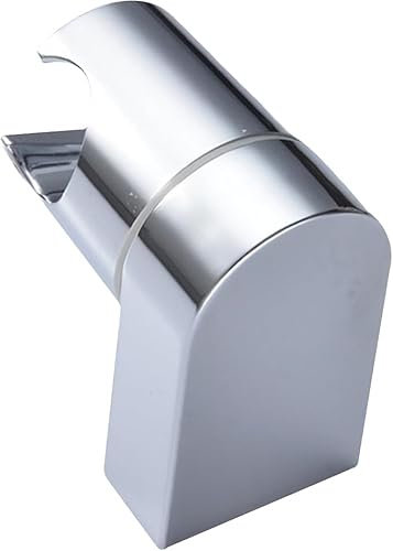 BRIOTA Shower Head Holder Wall Mount, 360° Adjustable Angle Shower Bracket, Replacement Shower Holder Bracket for Bathroom, Universal Shower Head Holder for Handheld and Fixed Showerheads