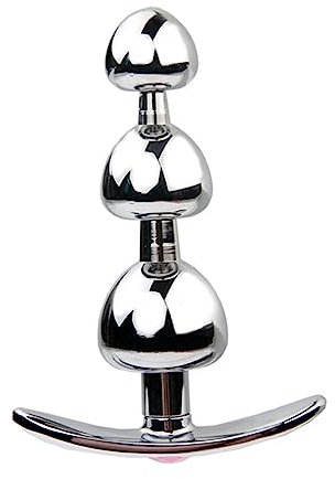 TYDAY Pilzkopf dreilagige progressive Buttplug Metall tragbarer Gesäßplug Analdilatator Diamantbasis weibliche Prostatamassage große Analkugel Liebhaber Sexspielzeug.