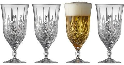 Lyngby Glas Krystal Melodia Ölglas 40 cl 4 st