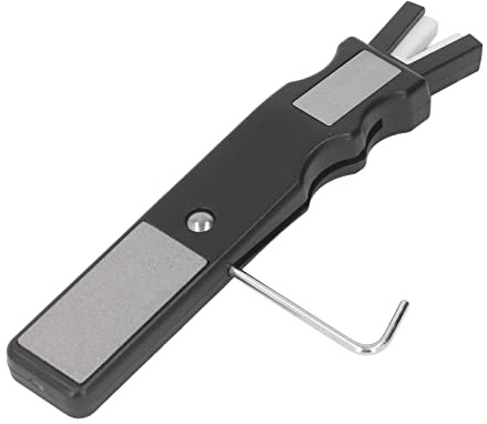 Naroote Afilador de Patines de Hielo, Afilador de Cuchillos de Piedra Amoladora, Ligero y Duradero de Esmeril para Patinaje de Velocidad y Cuchillos Al Aire Libre