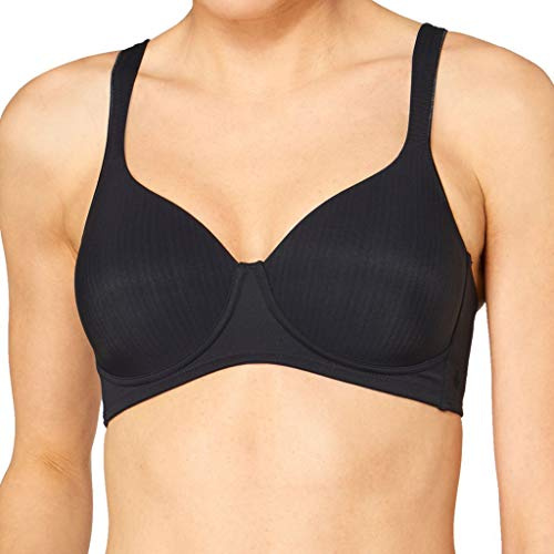 Triumph Modern Soft+cotton P, Reggiseno Donna, Nero (Black), 4A