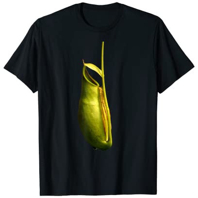 Tropical Pitcher Plant Shirt Botanical Design Nepenhtes T-Shirt