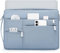 HYZUO 15-16 Zoll Laptop Hülle Tasche für MacBook Pro 16 M4/M3/M2/M1 2025-2019, 15 Surface Book, Tragbare Schutzhülle für 15 15,6 Dell HP Lenovo ThinkBook Asus Acer Samsung, Blass Blau