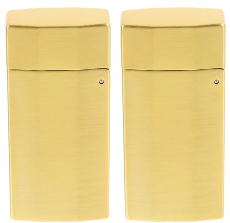 Healeved 2 Fundas metálicas para, Caja Protectora de aleación de Zinc para Guardar, Funda Protectora de Metal para Llevar a Diario y Regalar.