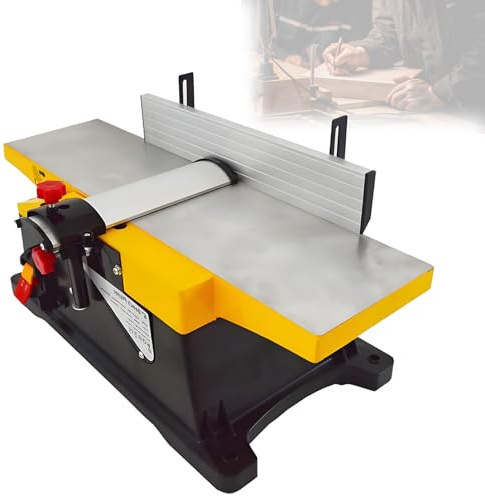 Feiphla Raboteuse-DéGauchisseuse D'éTabli, 1 800 W, 12 000 TR/Min, Profondeur De Coupe RéGlable pour Un Travail du Bois De PréCision Planer