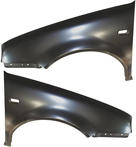 BESTPRICE 1x Kotflügel vorne links mit Blinkerloch, 1x Kotflügel vorne rechts mit Blinkerloch Kompatibel mit VW GOLF 4 (1J1),GOLF 4 Variant (1J5)