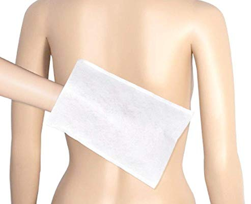 Einmal-Waschlappen Weiß 100 Stück | Soft Molton Vliesstoff | saugfähig & sanft | Einwegwaschhandschuh Waschlappen ideal für Hygienebereiche - wie Pflegedienste, Kosmetik uvm.