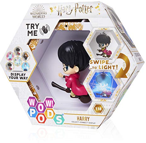 WOW! PODS Harry Potter Wizarding World Light-Up Bobble-Head Figure | Official Collectable Toy (Harry)