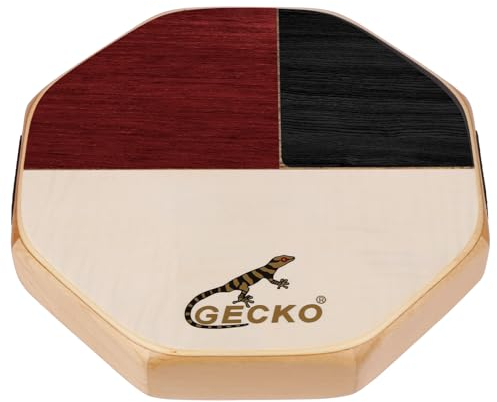 GECKO Cajon, tragbare Boxtrommel mit Aufbewahrungstasche, Handtrommel, Schlaginstrument, Bong und Snare