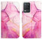 LEMAXELERS Oppo Realme 8 5G Phone Case Oppo Realme 8 5G Cover,Glitter Marble PU Leather Flip Wallet Case Magnetic Stand Card Slot Folio Bumper Case for Oppo Realme 8 5G,YB2 Marble Pink Zi