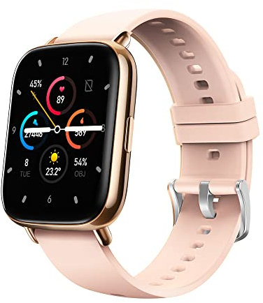 JQTOP Smart Watch (Answer/Make Calls), 2022 Newest 1.69 in HD LCD Bluetooth Smart Watches for Android Phones and iPhone for Men Women, Fitness Tracker with Call/Text/Heart Rate/SpO2/Sleep Monitor