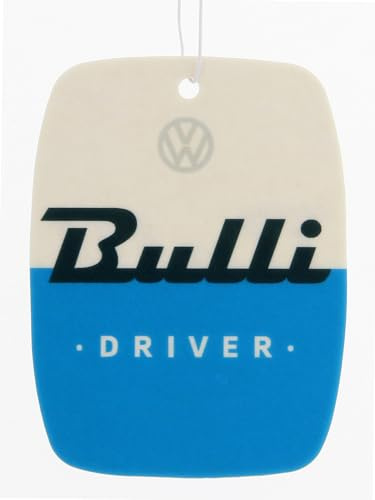 BRISA VW Collection - Volkswagen Luft-Erfrischer-Duft-Spender fürs Auto im VW T1 Bulli Bus Motiv Einzelpack (Bulli Driver/Fresh/Blau)