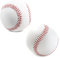 2 Stück PU Material Baseball, Handgenäht Weicher Schaumstoff-Baseball, Elastische Praxis Soft Filling Basebälle, Training Baseball für Alle Altersgruppen Jugendliche und Erwachsene Freien Sport