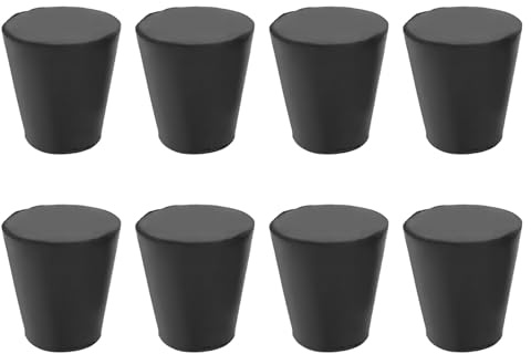 KUIDAMOS Högtalare Antivibrationsfötter Gummiisoleringskuddar för Rikare Ljud på Gitarrförstärkare Subwoofers, 8st