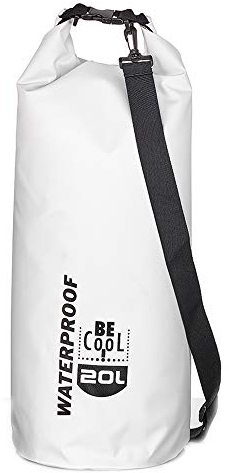 Be Cool Isolierte wasserdichte Kühltasche in weiß - Family, Reise, Sport, Lifestyle, Fashion und Shopping tauglich. Für Kosmetik, Medizin, Picknick, Schule, AusflügeØ 23 cm, H: 68 cm, 20 L Volumen