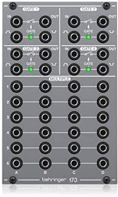 Behringer 173 QUAD GATE/MULTIPLES Legendary Analog Quad Gate and Multiples Module for Eurorack
