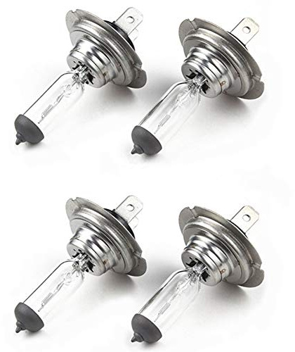 SuanQ 4 Ampoules de de Voiture H7 12V / 55W Halogène Lampe Standard