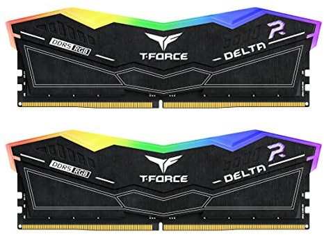 Team T-force Delta Rgb 48Gb Kit 2 X 24Gb Ddr5 8000Mhz Pc5-6400 Cl38 Ecc Xmp 3.0