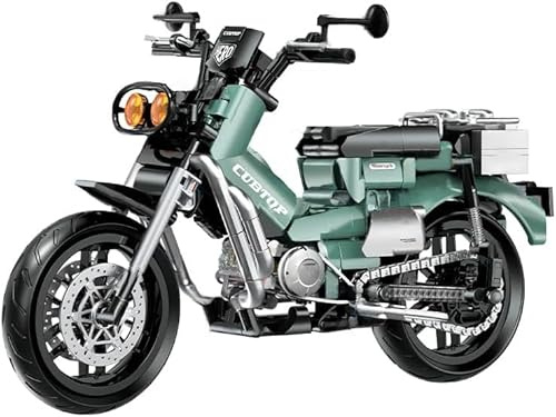 KeKeDuo Motorbike Model Building Kit Superbike, 628 Pieces Motorcycle Collectible Construction Set Compatible with Major Brands Bricks