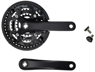 Generisch Fahrrad Kurbel |ISHIMANOI| Garnitur 3x9-Gang FC-T3010 Antrieb 44-32-22 Zähne 175mm Kettenschutz