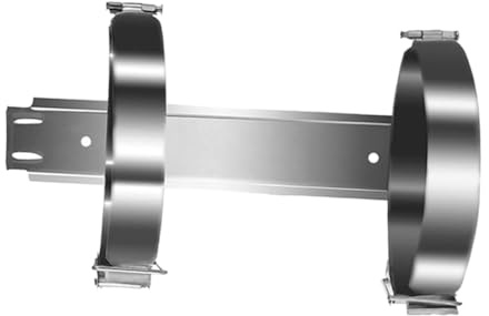 COOLHIYA Galvanized Iron Fire Extinguisher Mount Wall Bracket Easy Install Fire Safety Holder for Cars Trucks Homes with Smooth Finish and Stable Structure