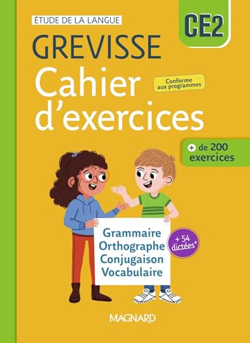 Cahier d'exercices Grevisse CE2 (2026)